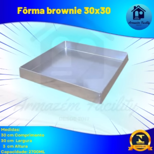 Forma de Brownie 30x30