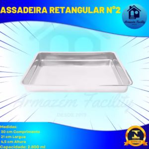 Assadeira Retangular 31x21 N°2